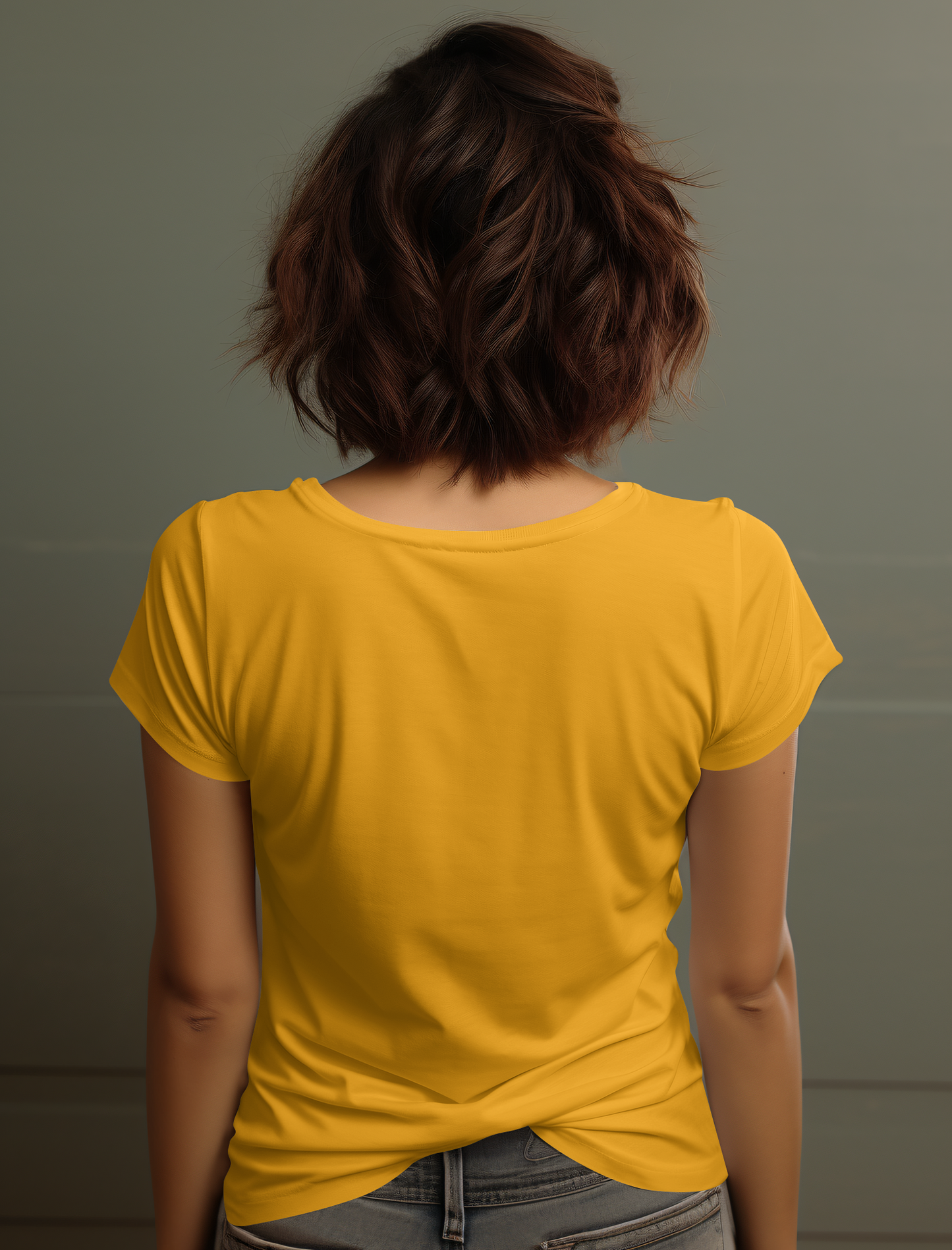 Orange Cotton Tshirt