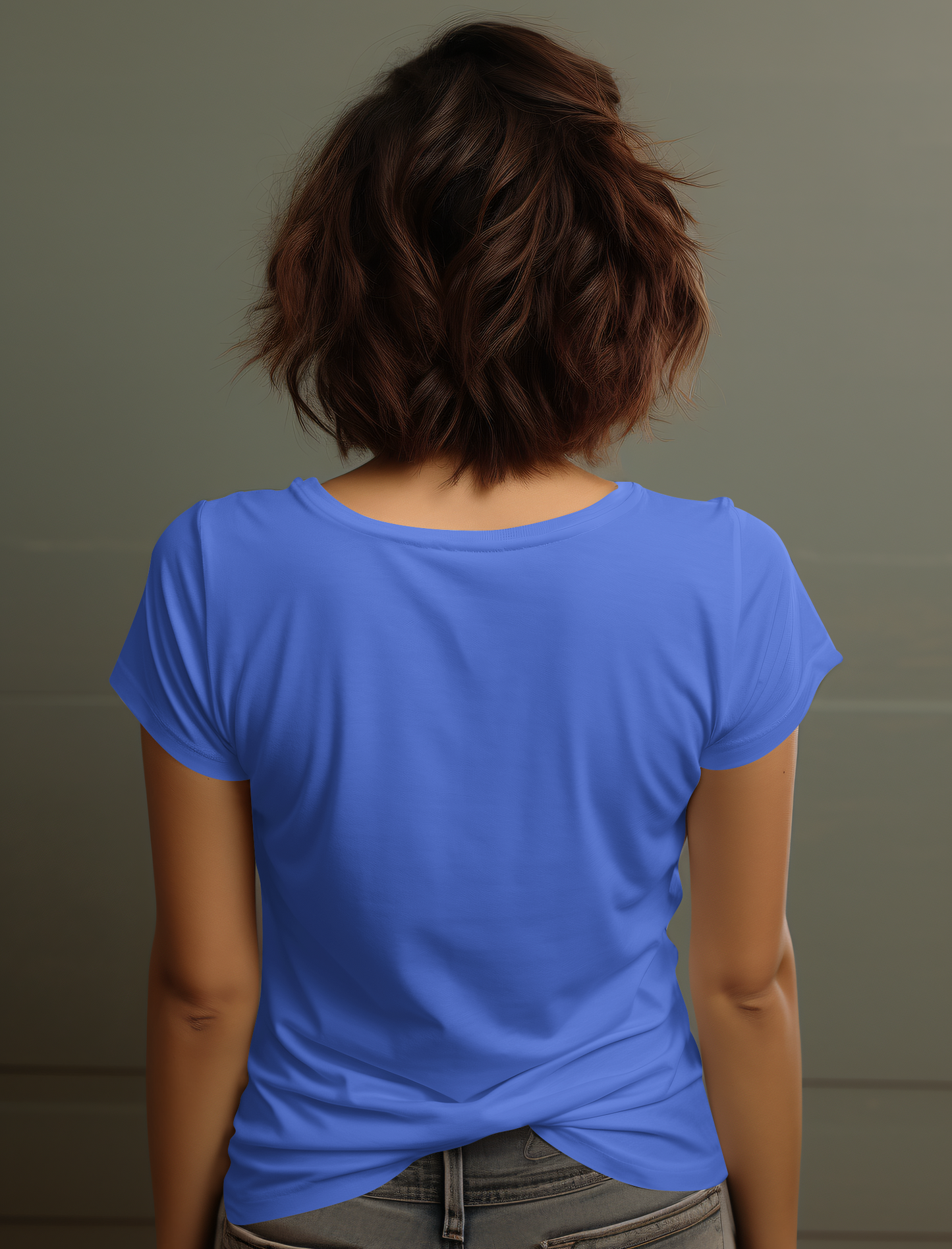 Royal Blue Cotton Tshirt