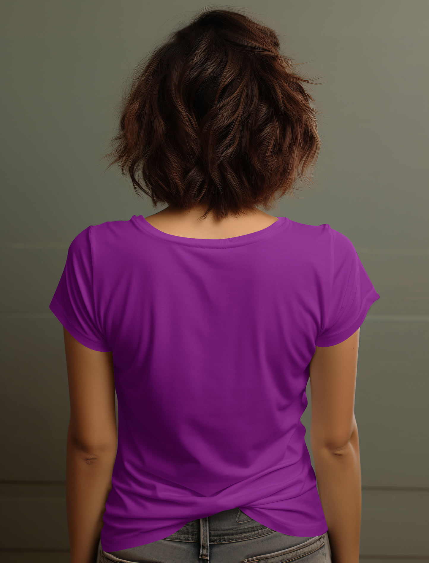 Purple Cotton Tshirt