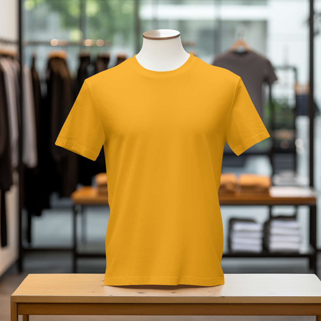 Orange Cotton Tshirt