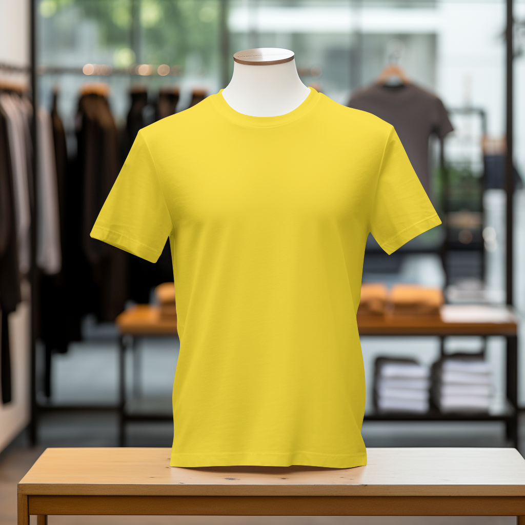 Yellow Cotton Tshirt