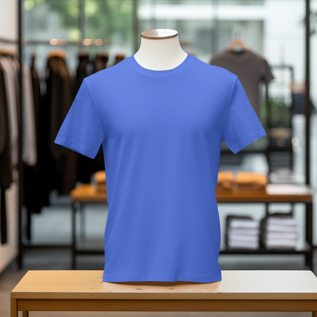 Royal Blue Cotton Tshirt