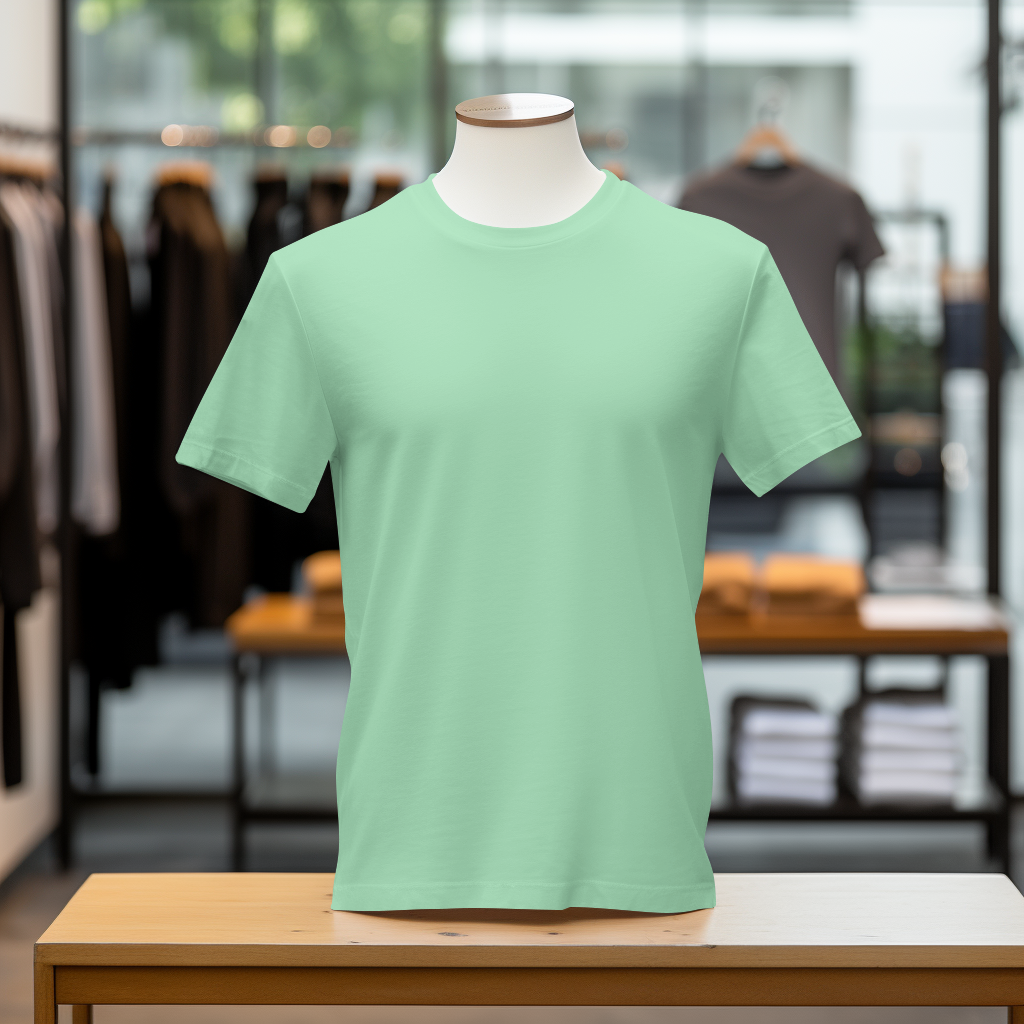 Mint Green Cotton Tshirt