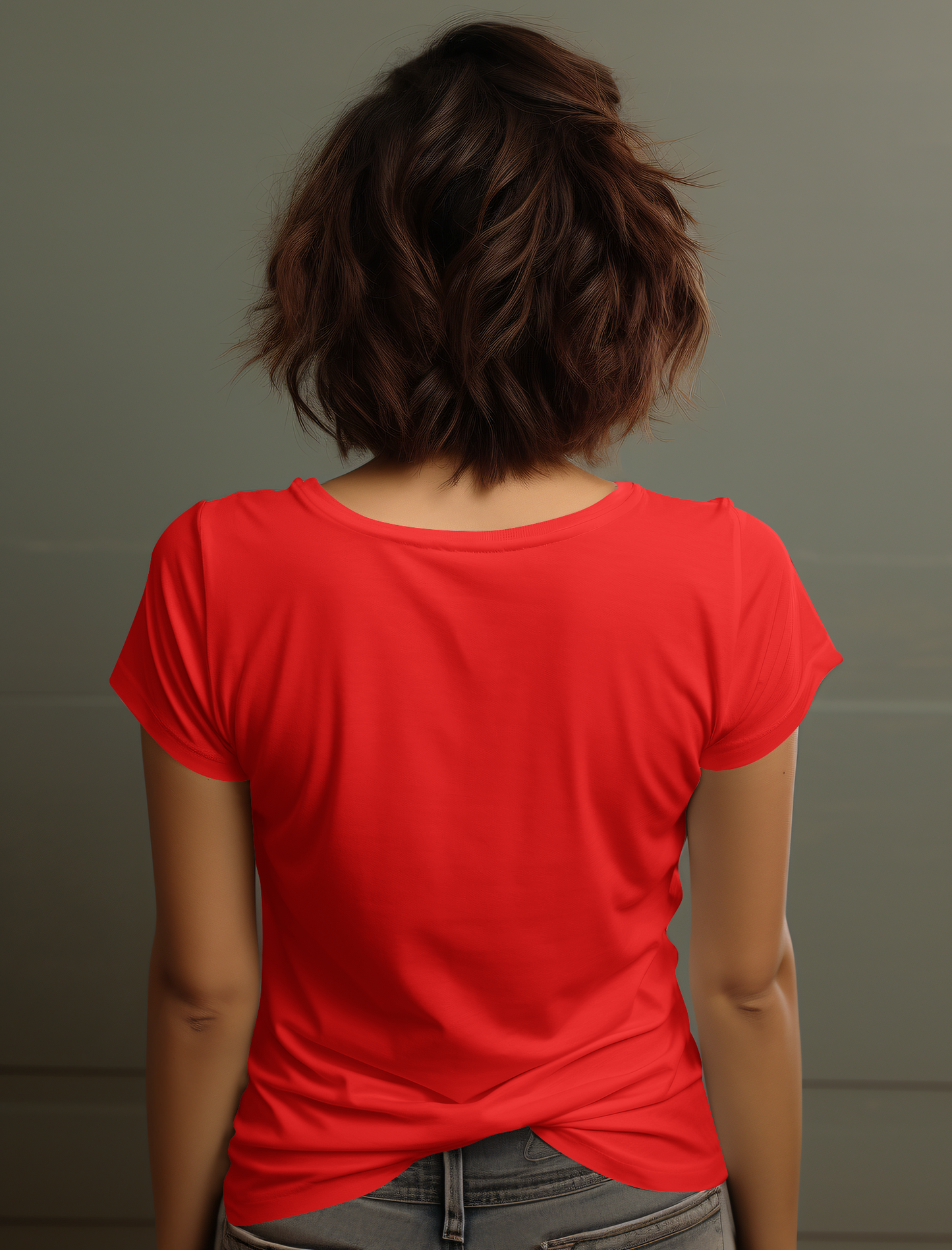 Red Cotton Tshirt