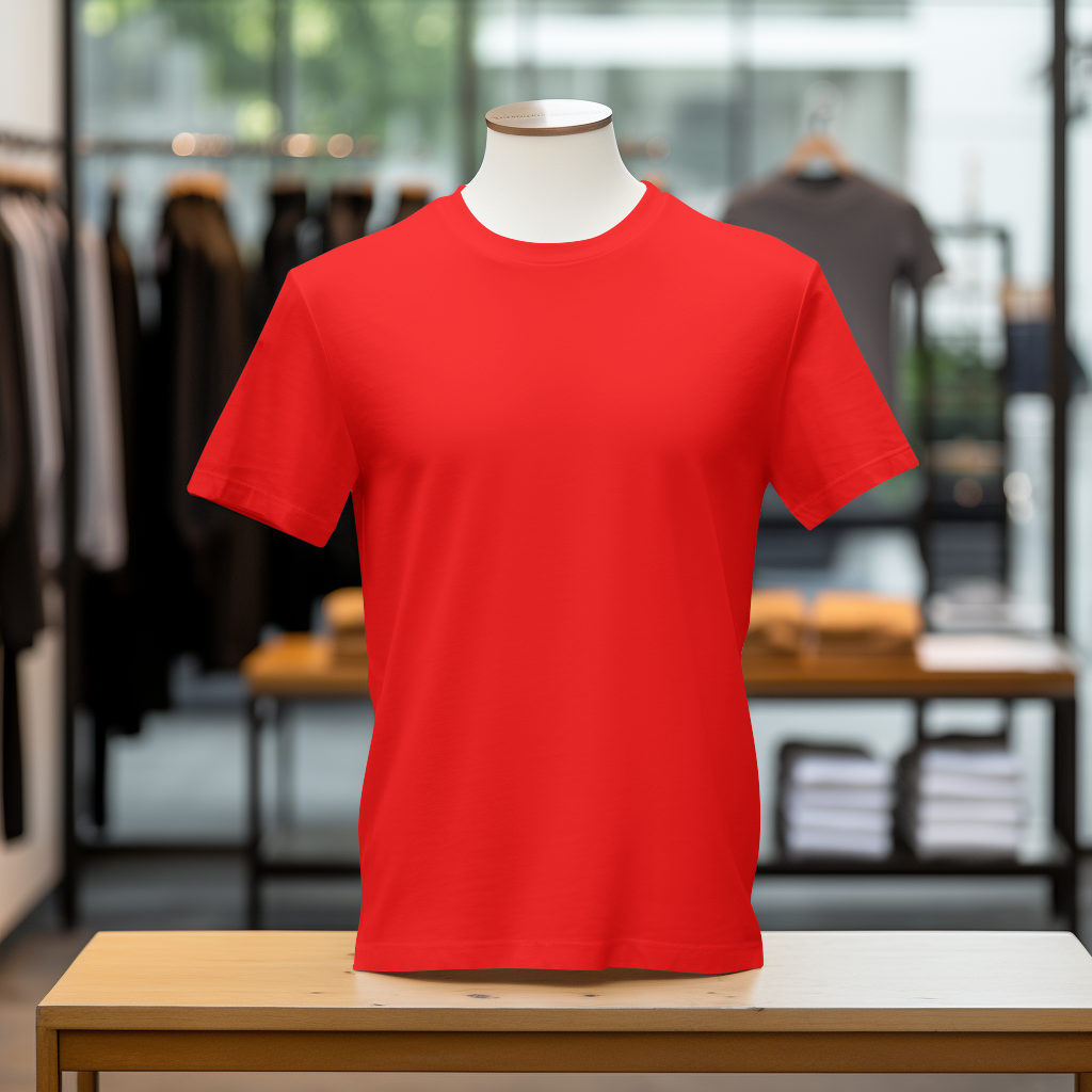 Red Cotton Tshirt