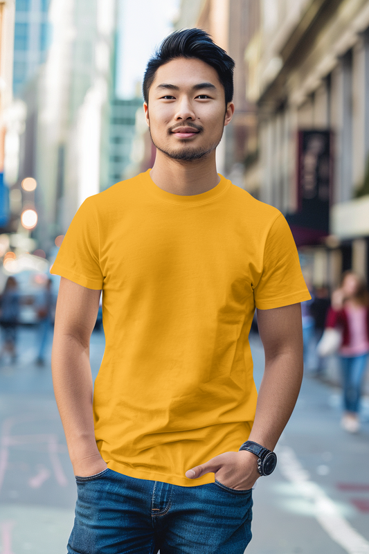 Orange Cotton Tshirt