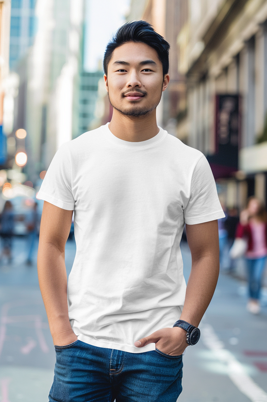 White Cotton Tshirt