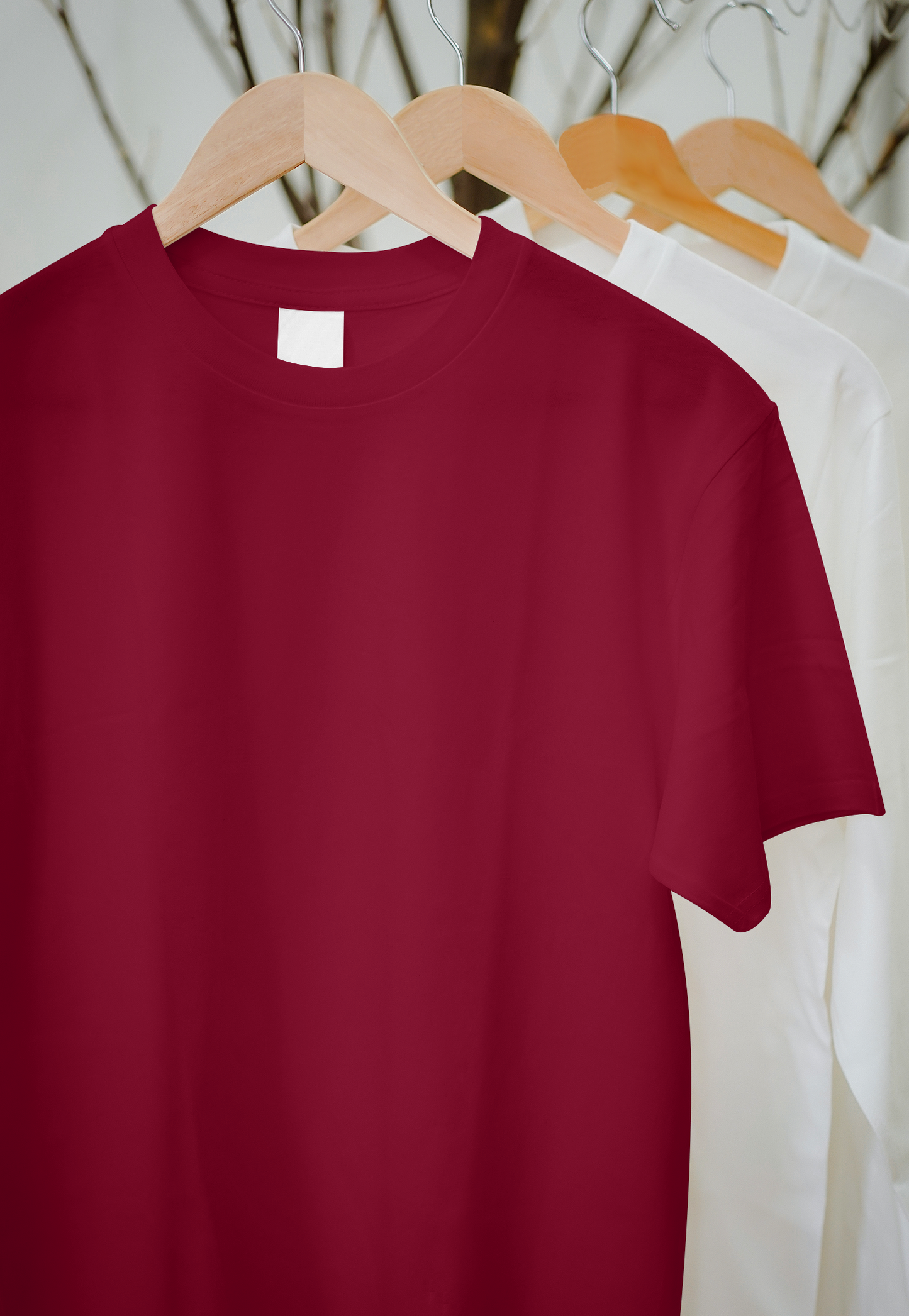 Burgandy Cotton Tshirt
