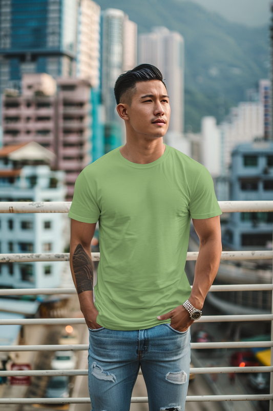 Sage Green Cotton Tshirt