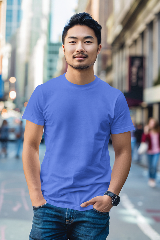 Royal Blue Cotton Tshirt