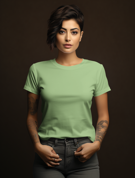 Sage Green Cotton Tshirt