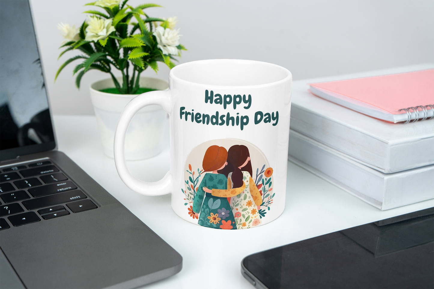 Friendship Day Coffee Mugs (2 Girls)